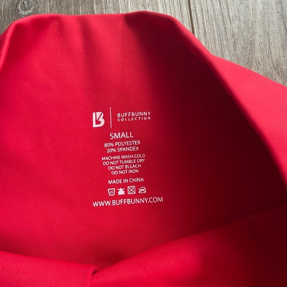 Buffbunny Queen B Salsa Red Leggings S - Picture 6 of 8